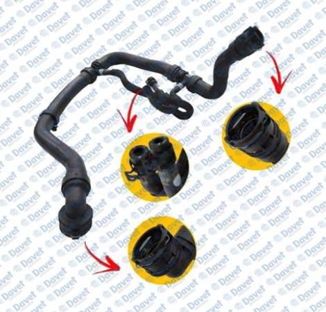 Radyatör Alt Hortumu Opel Astra L-Combo E Peugeot P308-P3008-P5008-Partner-Rifter-Expert Citroen C5 Aircross-Berlingo-Jumpy-Toyota Proace City 1.5 Bluehdi